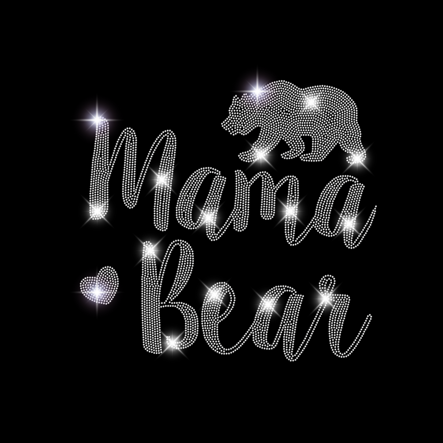 Custom Mother’s Day Rhinestone Shirt - Personalized Name Gift for Mom, Grandma, Nana - Sparkle Mother’s Day Tee, Bling Family Shirt