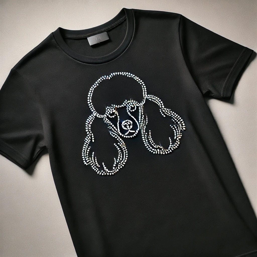 Premium Rhinestone Dog Breed T-Shirts – Sparkling Custom Designs for Dog Lovers Golden Retriever, Labrador, French Bulldog, Poodle & More