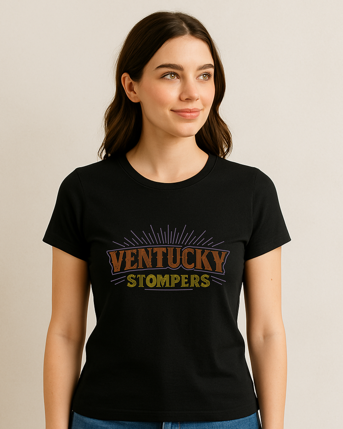 Ventucky Stompers Rhinestone Apparel (T-Shirt, Hoodie, Crop Top)