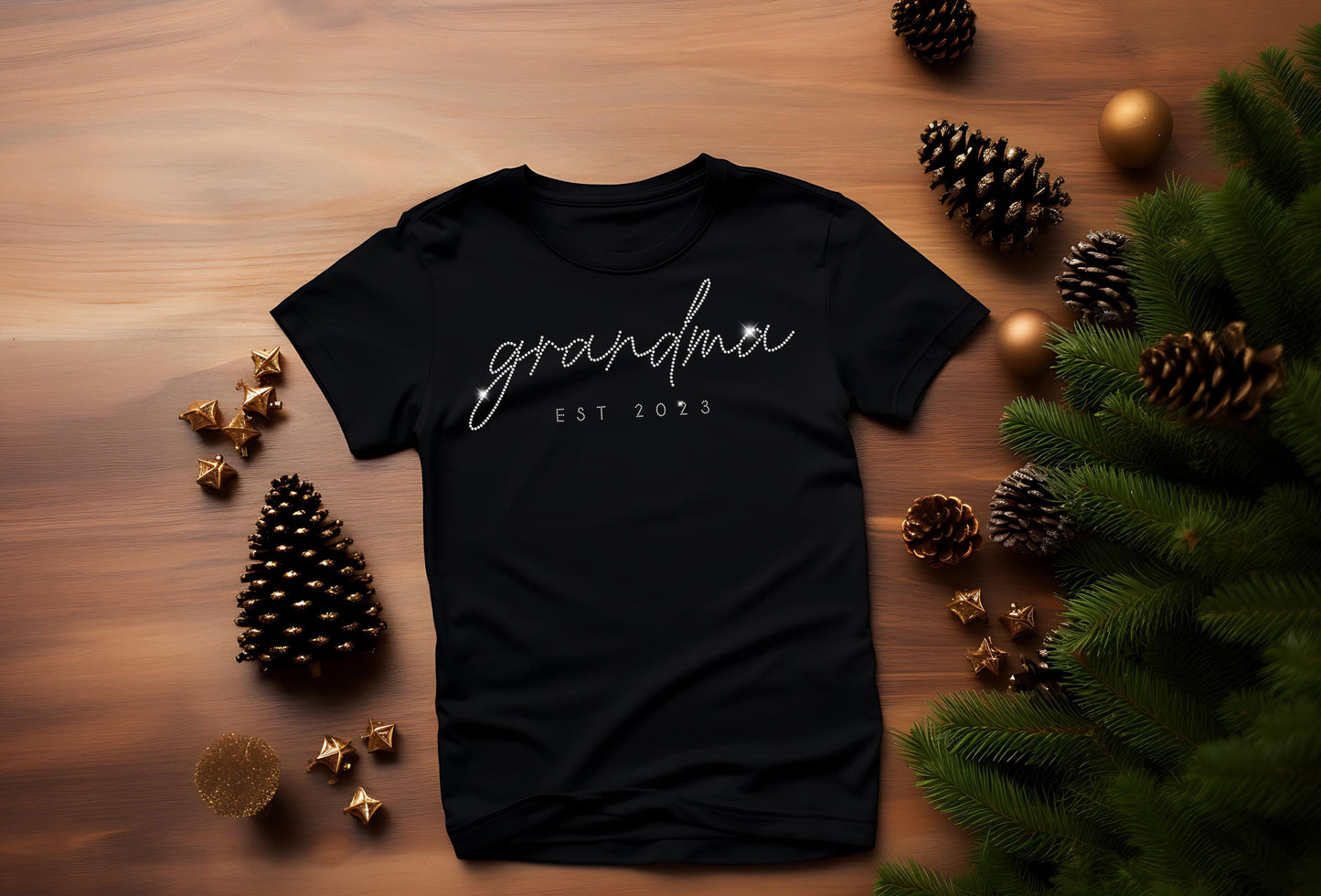Personalized Grandma Shirt, Grandma Heart Shirt, Grandkids Name Shirt, Christmas Birthday for Nana Mimi Mom Mama