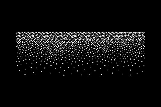 Full Gradient Rhinestone Scatter Iron-On – 11.87"x4" Hotfix Transfer – 1339 Crystal Bling Appliqué – SS6 & SS10 Mix – Sparkle Fade Patch